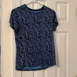 Nike dri fit Blue Patterned T-Shirt